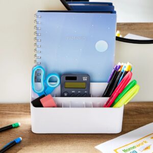 Pen+Gear White All In One Desktop Organzier