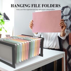 ViVin Hanging File Folders with 1/5 Cut Tabs, 48 Pack Letter Size, for Home School Office(Assorted) - Image 5