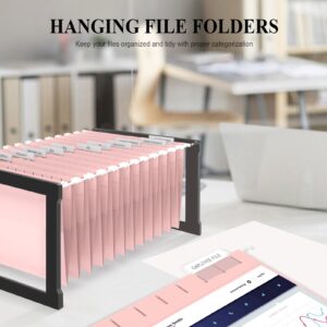 ViVin Hanging File Folders with 1/5 Cut Tabs, 48 Pack Letter Size, for Home School Office(Assorted) - Image 11