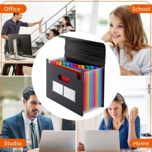 Ktinnead 24 Pockets Accordion File Organizer, Freestanding File Paper Folder for Office School Business Supplies - Image 13