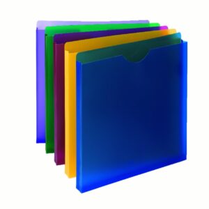 Smead Poly File Jackets 1"Exp Asst Colors 10/PK Letter (89610) - Image 3
