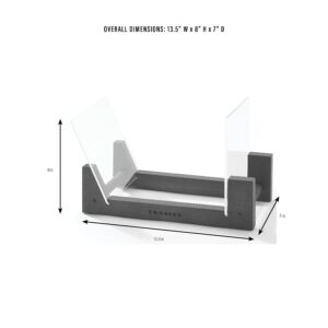 Crosley Wood Vinyl Record Storage Display Stand (Holds Up To 30 Records) - Modern Audio Turntables - Image 6
