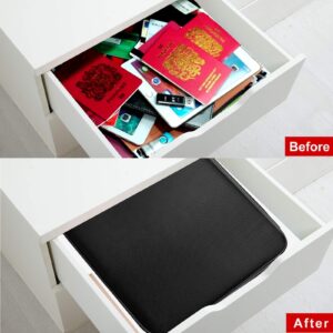 VANCORE Fireproof File Box with Lock, Portable Document Organizer Box with Water-Resistant Zipper, Collapsible File Box for Hanging Letter/Legal Folders, Passports, and Certificates - Image 17