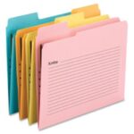 Smead SuperTab Notes Fastener Folders- 24 Per Pack