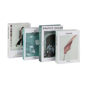 BELUPAI Decorative Books Random Style Delivery Club Hotel Gift Fashion Desktop Home Room Study Soft Box Stylish - Image 8