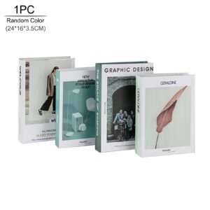 BELUPAI Decorative Books Random Style Delivery Club Hotel Gift Fashion Desktop Home Room Study Soft Box Stylish - Image 9