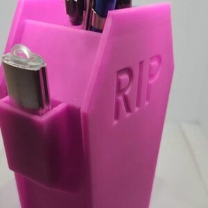 3D Printed Halloween Desk Organizer With Usb Slots