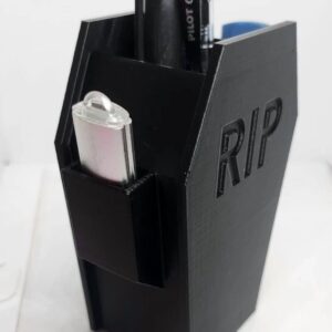 3D Printed Halloween Desk Organizer With Usb Slots