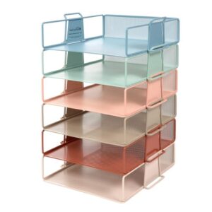 Really Good Stuff Stackable Letter-Size Wire Rack – Boho