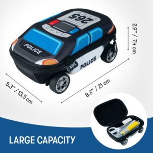 ZIPIT Police Car Pencil Case for Boys, Large Capacity Pencil Box for School - Image 5