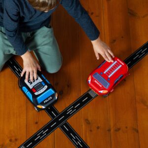 ZIPIT Police Car Pencil Case for Boys, Large Capacity Pencil Box for School - Image 6