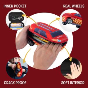 ZIPIT Police Car Pencil Case for Boys, Large Capacity Pencil Box for School - Image 10