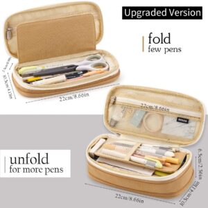 CICIMELON Large Capacity Pencil Case, Light Blue - Image 7