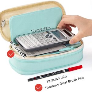 CICIMELON Large Capacity Pencil Case, Light Blue - Image 19