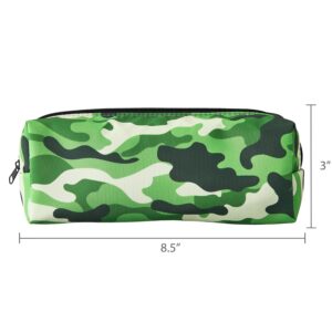 Pen+Gear Camouflage Pencil Pouch, Green - Image 6