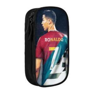 C-R7 Ronaldos Football soccer Pen Box Double Layer Large-capacity Pencil Bag Perfect Gifts - Image 16