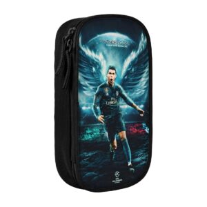 C-R7 Ronaldos Football soccer Pen Box Double Layer Large-capacity Pencil Bag Perfect Gifts - Image 28