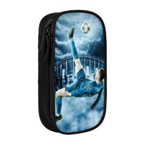 C-R7 Ronaldos Football soccer Pen Box Double Layer Large-capacity Pencil Bag Perfect Gifts - Image 36