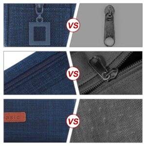 QiShi Big Capacity Pencil Case Stationery Pouch,Multi-Colored Pen Pouch,Cosmetic Pouch Bag, Pen Bag with Zipper Bag for Boy Girl (Pink) - Image 12