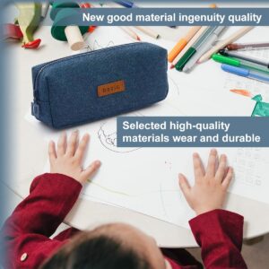 QiShi Big Capacity Pencil Case Stationery Pouch,Multi-Colored Pen Pouch,Cosmetic Pouch Bag, Pen Bag with Zipper Bag for Boy Girl (Pink) - Image 13