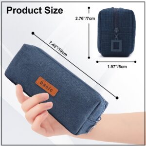 QiShi Big Capacity Pencil Case Stationery Pouch,Multi-Colored Pen Pouch,Cosmetic Pouch Bag, Pen Bag with Zipper Bag for Boy Girl (Pink) - Image 15