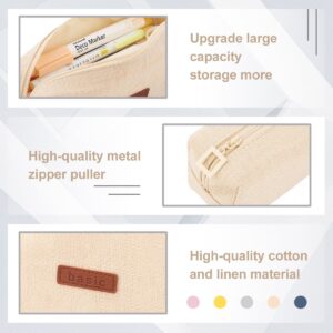 QiShi Big Capacity Pencil Case Stationery Pouch,Multi-Colored Pen Pouch,Cosmetic Pouch Bag, Pen Bag with Zipper Bag for Boy Girl (Pink) - Image 20