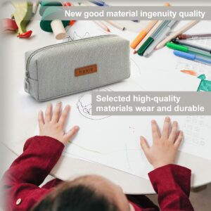 QiShi Big Capacity Pencil Case Stationery Pouch,Multi-Colored Pen Pouch,Cosmetic Pouch Bag, Pen Bag with Zipper Bag for Boy Girl (Pink) - Image 26