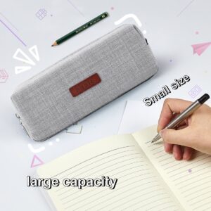 QiShi Big Capacity Pencil Case Stationery Pouch,Multi-Colored Pen Pouch,Cosmetic Pouch Bag, Pen Bag with Zipper Bag for Boy Girl (Pink) - Image 32