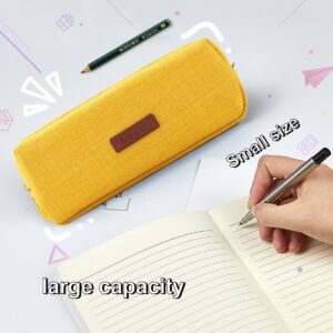 QiShi Big Capacity Pencil Case Stationery Pouch,Multi-Colored Pen Pouch,Cosmetic Pouch Bag, Pen Bag with Zipper Bag for Boy Girl (Pink) - Image 36