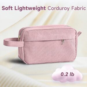 DAKIMOE Pencil Case Cute Pencil Pouch Corduroy Colored Large Capacity Soft Lightweight Versatile Stationary for Students Teens Adults, Purple - Image 23