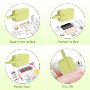 DAKIMOE Pencil Case Cute Pencil Pouch Corduroy Colored Large Capacity Soft Lightweight Versatile Stationary for Students Teens Adults, Purple - Image 34