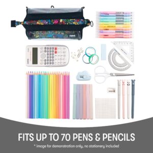 ZIPIT Lenny Pencil Case | Large Capacity Pencil Pouch | Aesthetic Case for College and Office (Teal) - Image 11