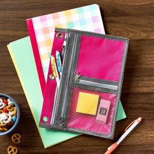 Pen + Gear Pink Expandable Binder Pouch - Image 3