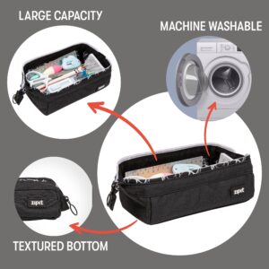 ZIPIT Lenny Pencil Case | Large Capacity Pencil Pouch | Aesthetic Case for College and Office (Teal) - Image 14