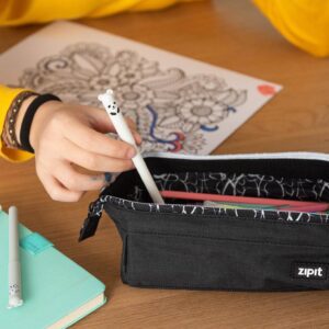ZIPIT Lenny Pencil Case | Large Capacity Pencil Pouch | Aesthetic Case for College and Office (Teal) - Image 15
