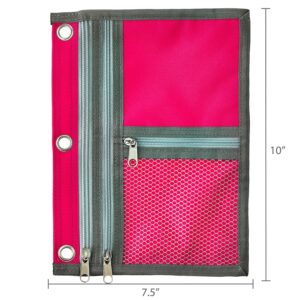 Pen + Gear Pink Expandable Binder Pouch - Image 6