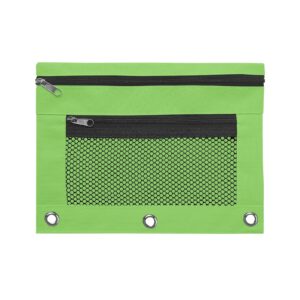 JLFNYA School Supplies Under $1! 3 Ring Pencil Pouch Clearance! Clear Pencil Pouch with Mesh Zipper,Multi-Color Clear Pencil Case,Cosmetic Bag Cute Pencil Case - Image 79