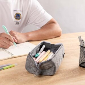 ZIPIT Lenny Pencil Case | Large Capacity Pencil Pouch | Aesthetic Case for College and Office (Teal) - Image 23