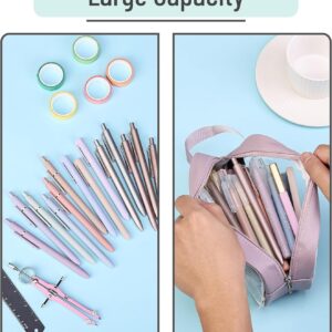 Mr. Pen Clear Pencil Pouch, Pink - Image 3