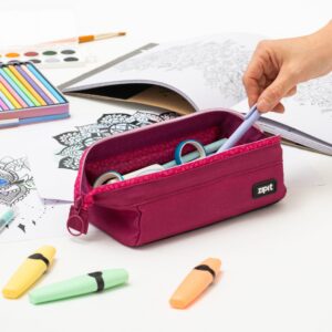ZIPIT Lenny Pencil Case | Large Capacity Pencil Pouch | Aesthetic Case for College and Office (Teal) - Image 29