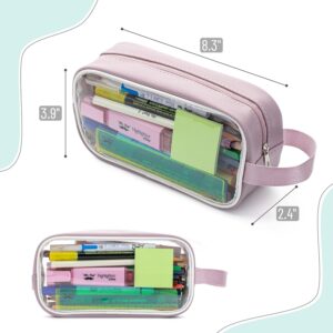 Mr. Pen Clear Pencil Pouch, Pink - Image 5