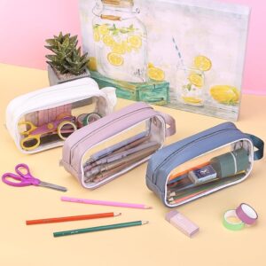 Mr. Pen Clear Pencil Pouch, Pink - Image 8
