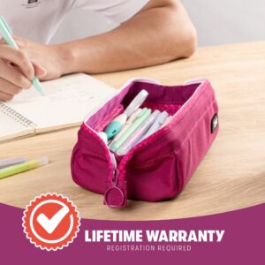 ZIPIT Lenny Pencil Case | Large Capacity Pencil Pouch | Aesthetic Case for College and Office (Teal) - Image 32