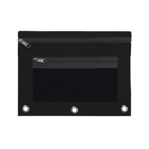 JLFNYA School Supplies Under $1! 3 Ring Pencil Pouch Clearance! Clear Pencil Pouch with Mesh Zipper,Multi-Color Clear Pencil Case,Cosmetic Bag Cute Pencil Case - Image 109