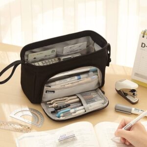 Ameitech Pencil Case,Large Capacity Pencil Pouch Handheld Pen Bag for School Teen Girl Boy,Blue - Image 10