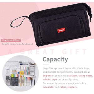 Ameitech Pencil Case,Large Capacity Pencil Pouch Handheld Pen Bag for School Teen Girl Boy,Blue - Image 12