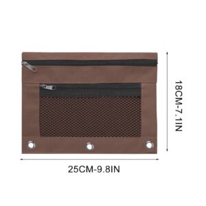 JLFNYA School Supplies Under $1! 3 Ring Pencil Pouch Clearance! Clear Pencil Pouch with Mesh Zipper,Multi-Color Clear Pencil Case,Cosmetic Bag Cute Pencil Case - Image 120