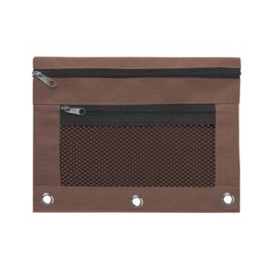 JLFNYA School Supplies Under $1! 3 Ring Pencil Pouch Clearance! Clear Pencil Pouch with Mesh Zipper,Multi-Color Clear Pencil Case,Cosmetic Bag Cute Pencil Case - Image 125