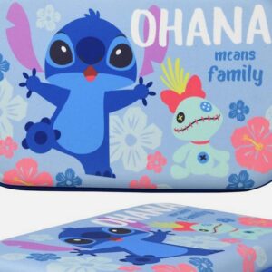 Lilo & Stitch Molded Pencil Case, Cartoon Print, Blue - Image 3