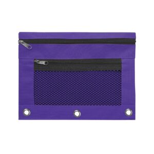 JLFNYA School Supplies Under $1! 3 Ring Pencil Pouch Clearance! Clear Pencil Pouch with Mesh Zipper,Multi-Color Clear Pencil Case,Cosmetic Bag Cute Pencil Case - Image 144